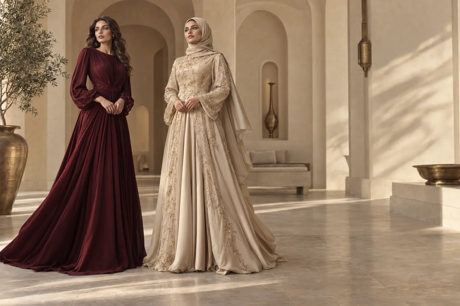 إلهام لأزياء السهرة والحجاب من أدميشا